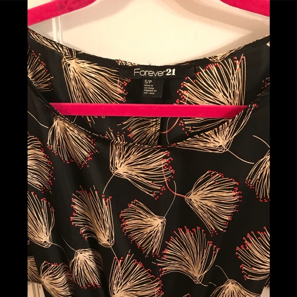 Forever 21 Shoulder Slit Black Mini Dress - Picture 13 of 14